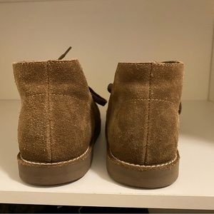 Tan Crewcut Suede Boots